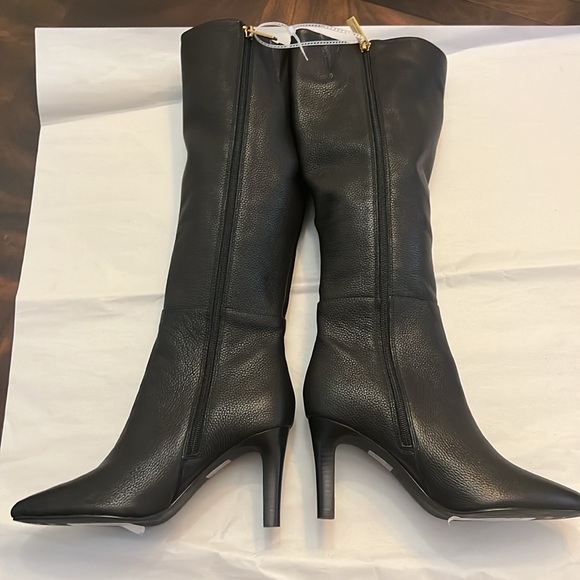 Kurt Geiger London Shoreditch 85 Leather Eagle Head Knee Boots - Picture 7 of 16